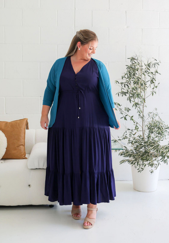 Elsie Shrug Teal - Daisy’s Closet