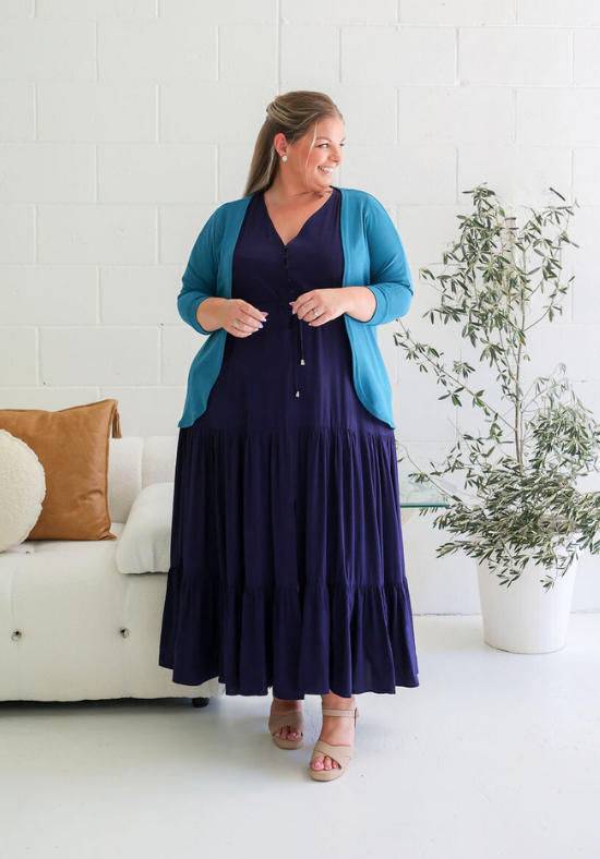Elsie Shrug Teal - Daisy’s Closet