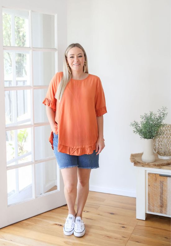 New Look Mila Top Rust - Daisy’s Closet