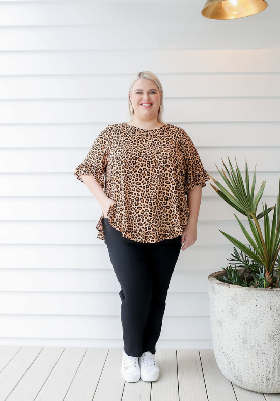 New Mila Top Dark Leopard - Daisy’s Closet