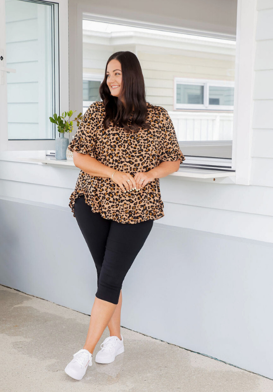 New Mila Top Dark Leopard - Daisy’s Closet