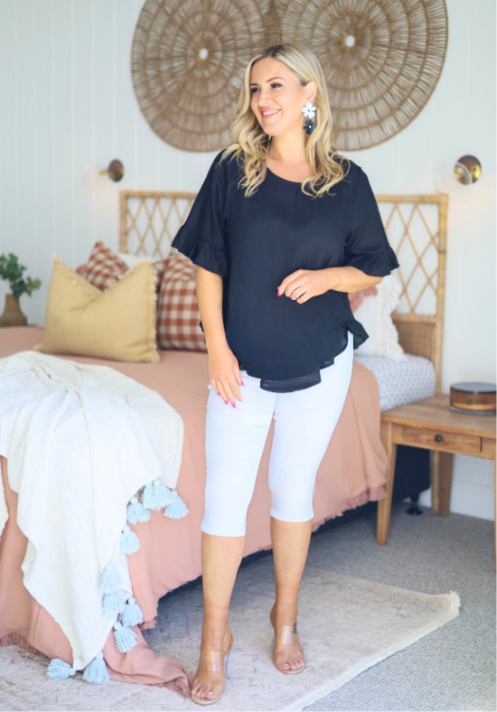 Mila Top Black - Daisy’s Closet