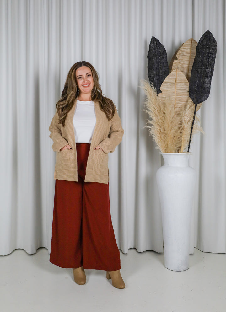 Lela Pants Maroon
