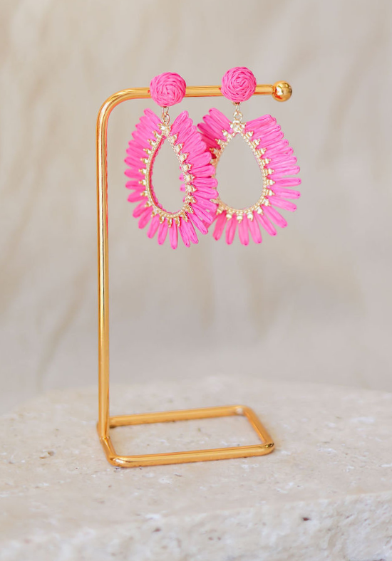 Lola Pink Earrings - Daisy’s Closet