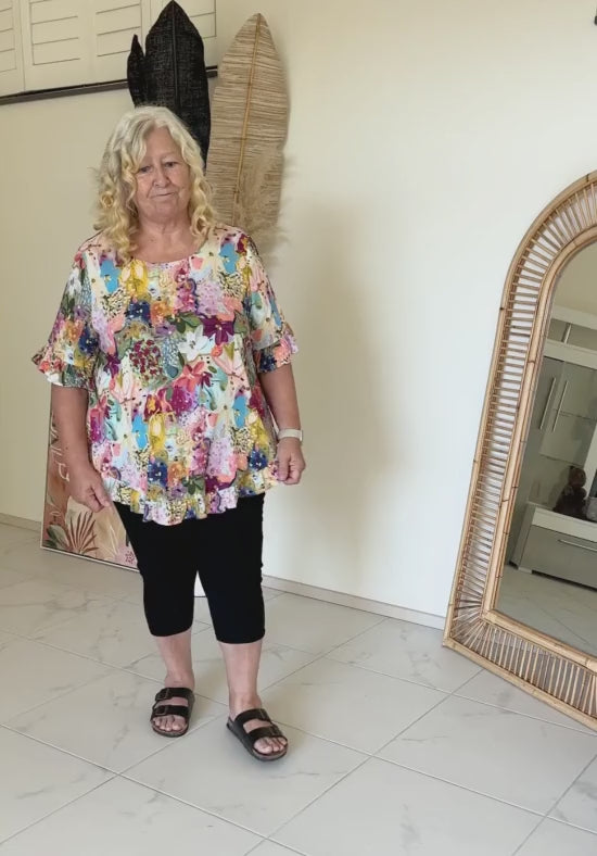 New Look Mila Top Petal Print - Daisy’s Closet