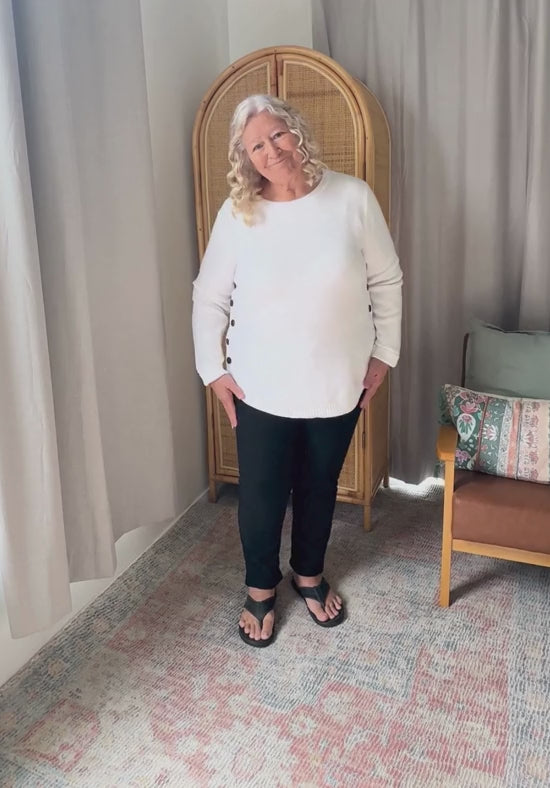 Stella Knit Jumper White