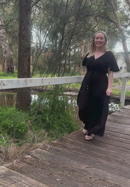 New Look Gracie Maxi Dress Black