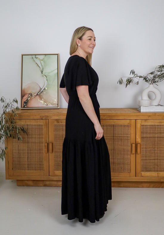 New Look Gracie Maxi Dress Black - Daisy’s Closet