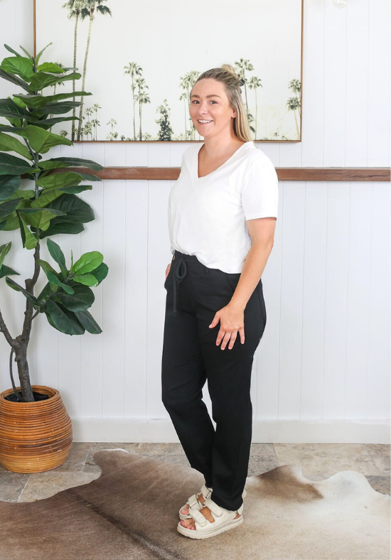 Delta Stretch Joggers Black - Daisy’s Closet