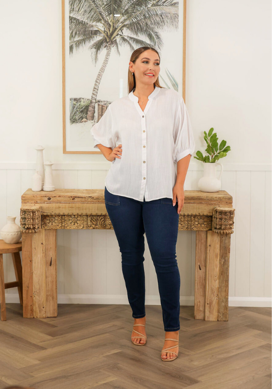 Carter Curve Jeans Dark Denim - Daisy’s Closet