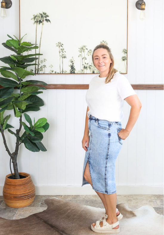 Drew Denim Skirt - Daisy’s Closet