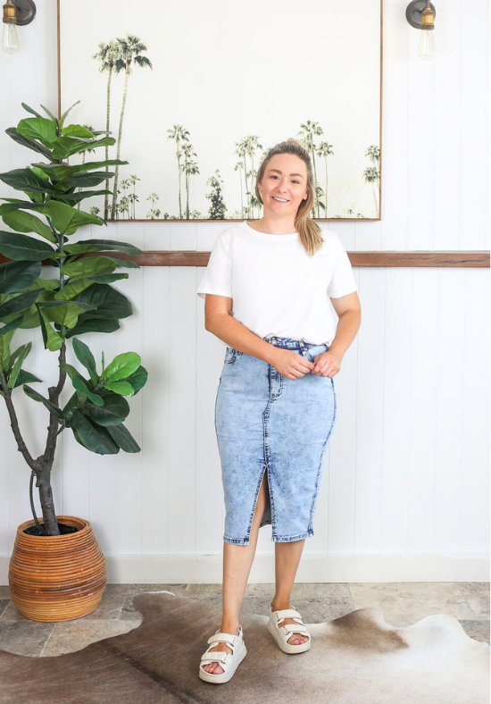 Drew Denim Skirt - Daisy’s Closet