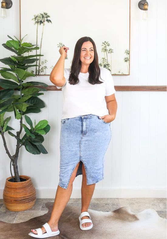 Drew Denim Skirt - Daisy’s Closet