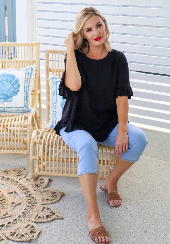 Mila Top Black - Daisy’s Closet