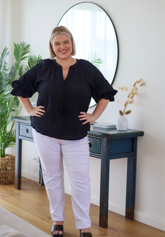 Jamilla Top Black - Daisy’s Closet