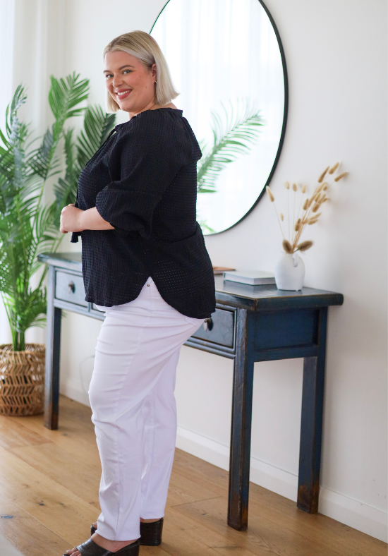 Jamilla Top Black - Daisy’s Closet