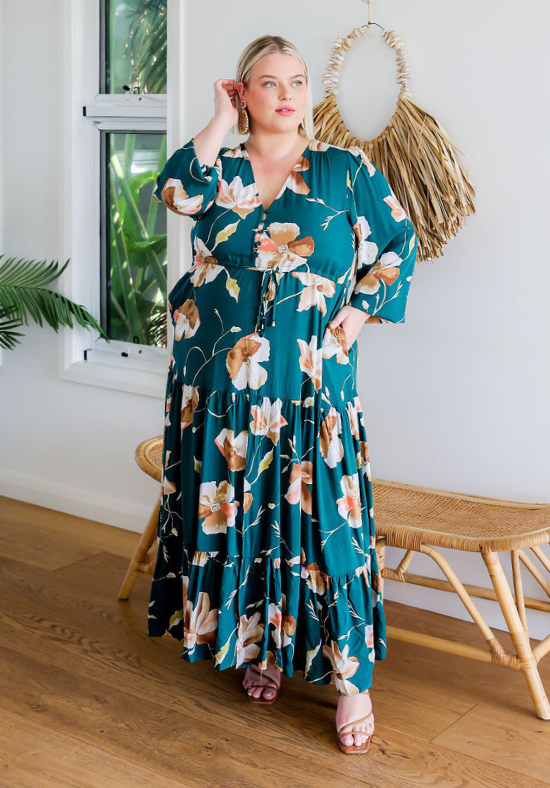 Ladies Maxi Dress - Long Sleeve - Bump Friendly - Sizes 6 -26 Daisy's Closet Daisy's Closet Ladies Maxi Dress - Long Sleeve - Bump Friendly - Sizes 6 -26 Daisy's Closet Daisy's Closet