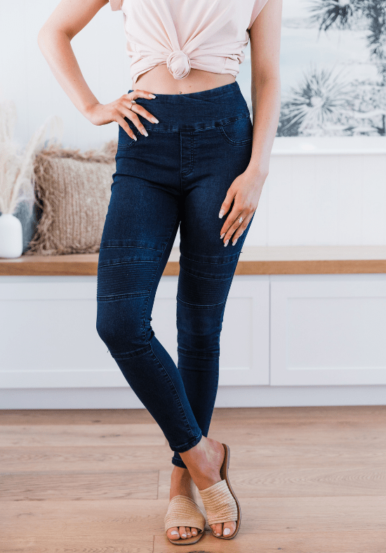Delilah Jeans Dark Denim - Daisy’s Closet